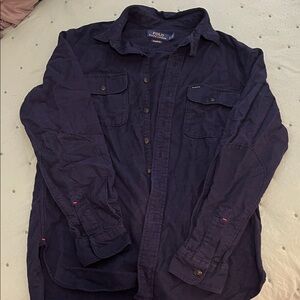 Ralph Lauren Classic Fit Dark Blue Shirt